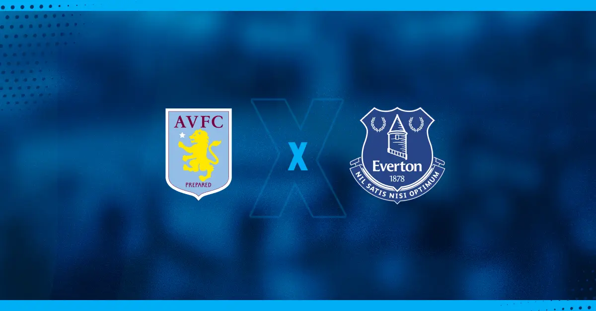 Escudos de Aston Villa x Everton