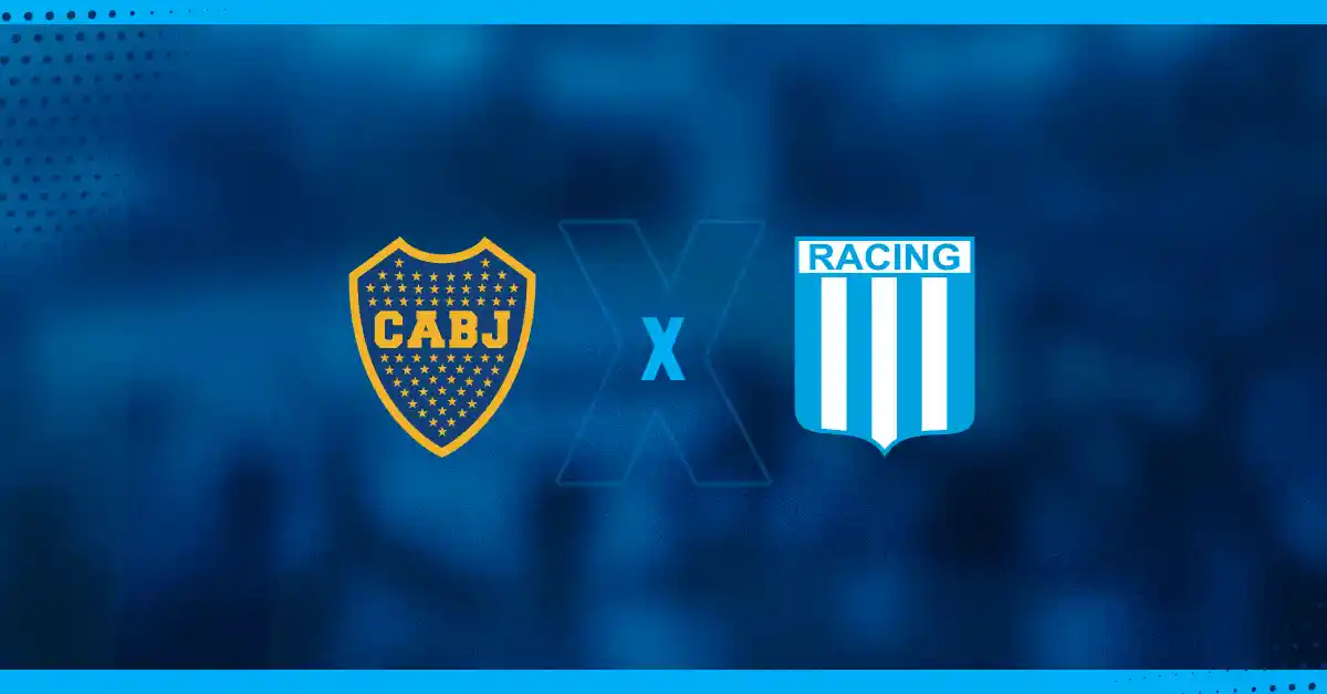Escudos de Boca Juniors x Racing