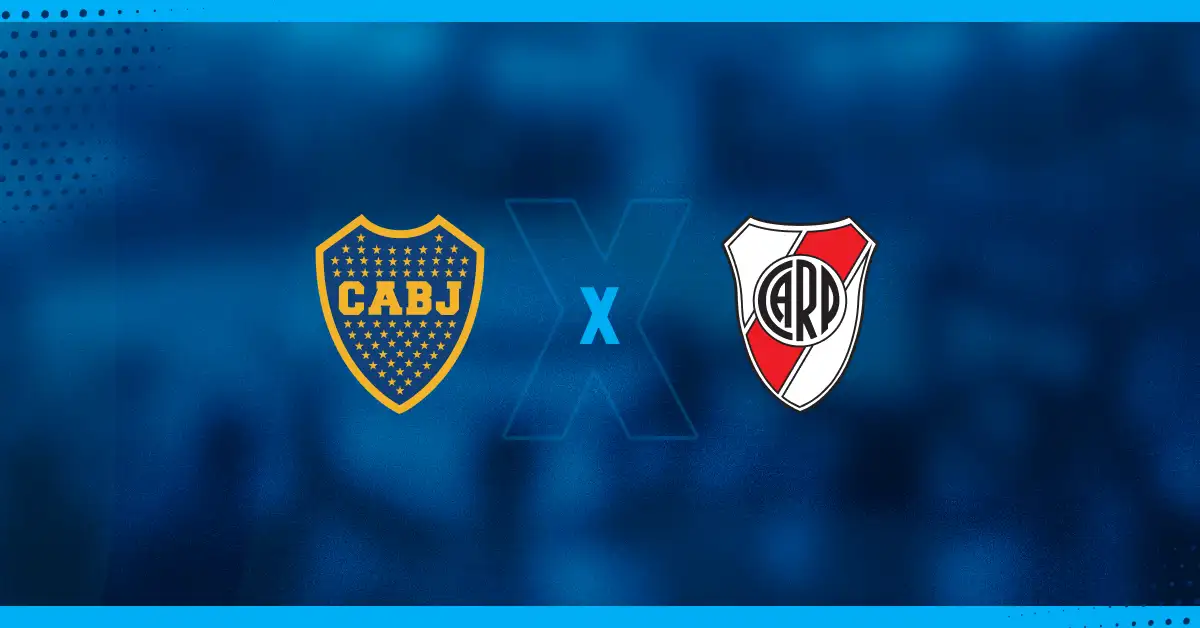 Escudos de Boca Juniors x River Plate