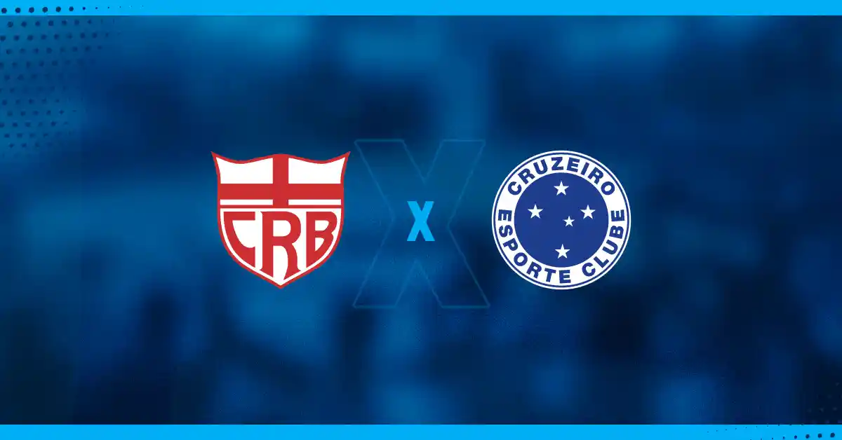 Escudos de CRB x Cruzeiro