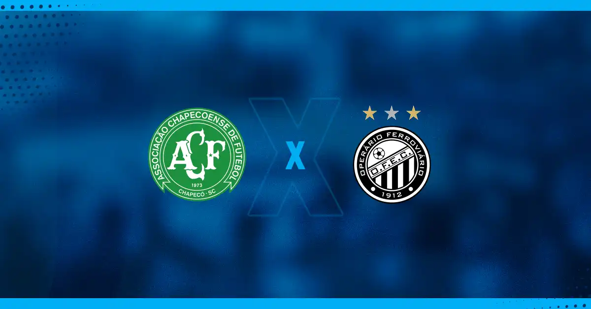Escudos de Chapecoense x Operário-PR