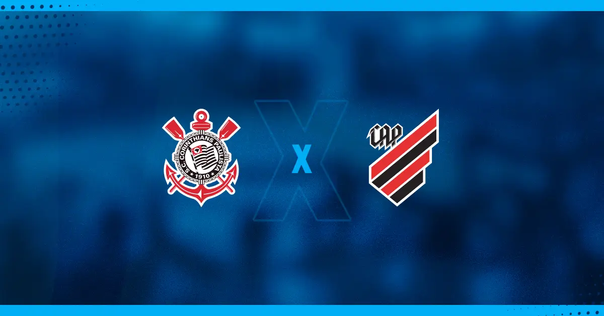Escudos de Corinthians x Athletico-PR