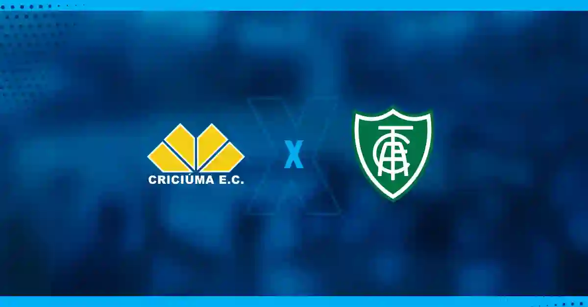 Escudos de Criciúma x América-MG