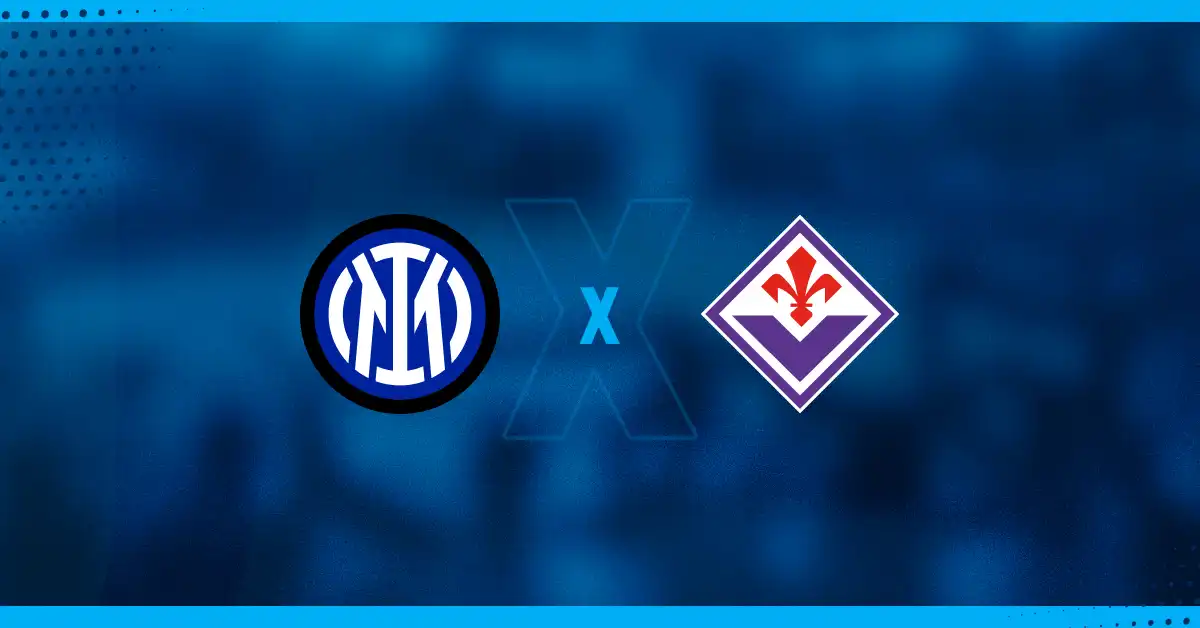 Escudos de Inter x Fiorentina