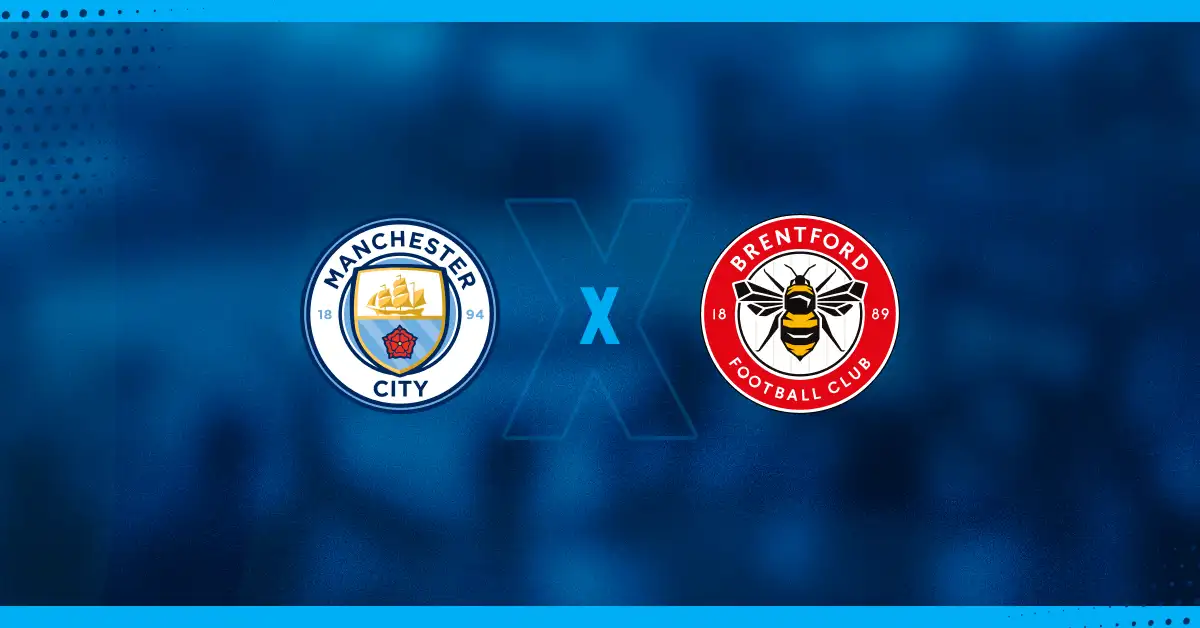 Escudos de Manchester City x Brentford