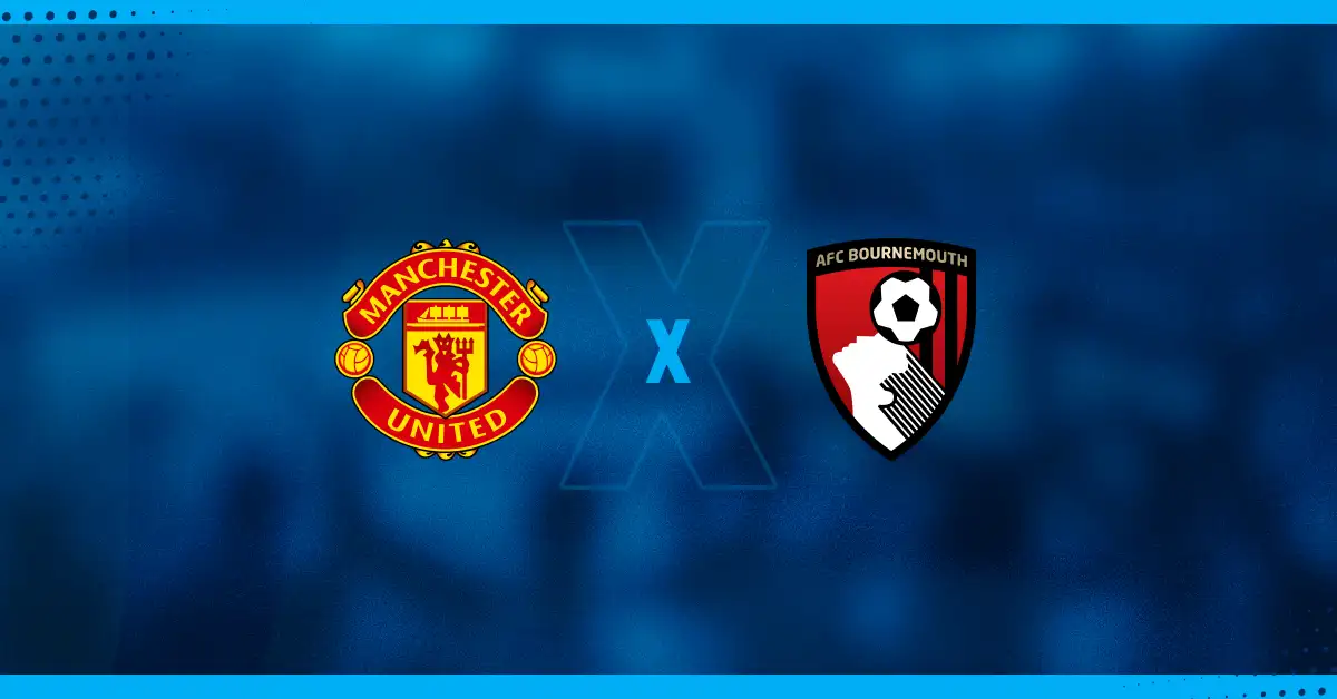 Escudos de Manchester United x Bournemouth