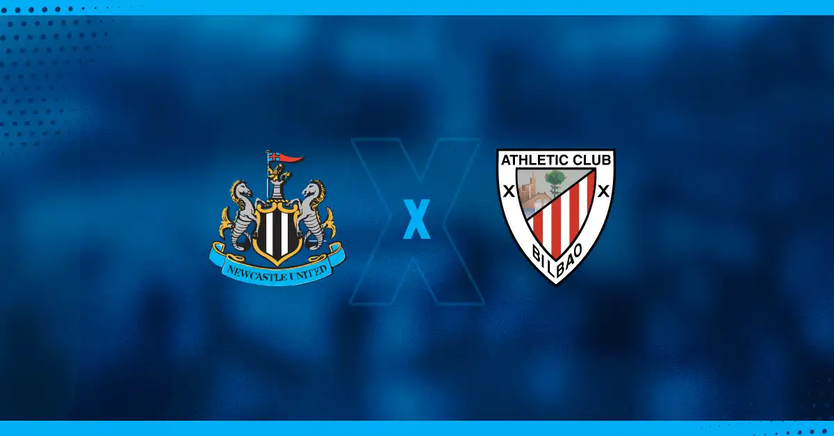 Escudos de Newcastle x Athletic Bilbao
