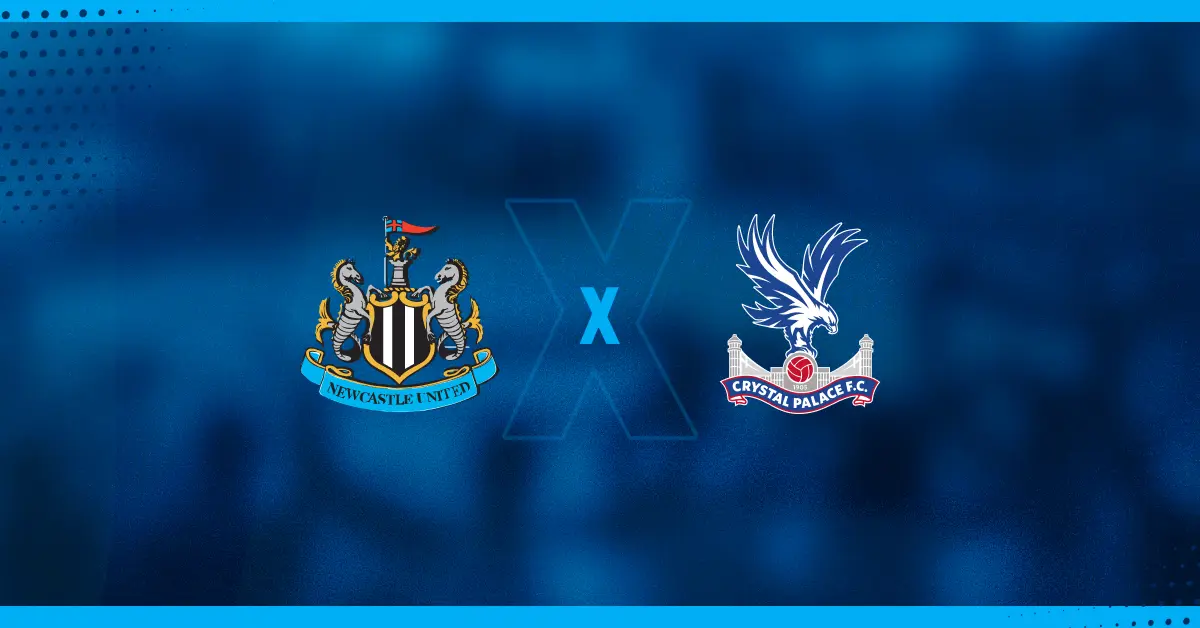 Escudos de Newcastle x Crystal Palace