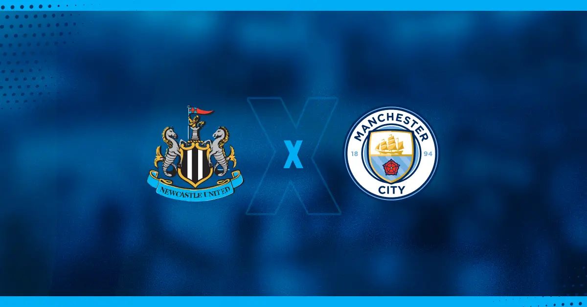 Escudos de Newcastle x Manchester City