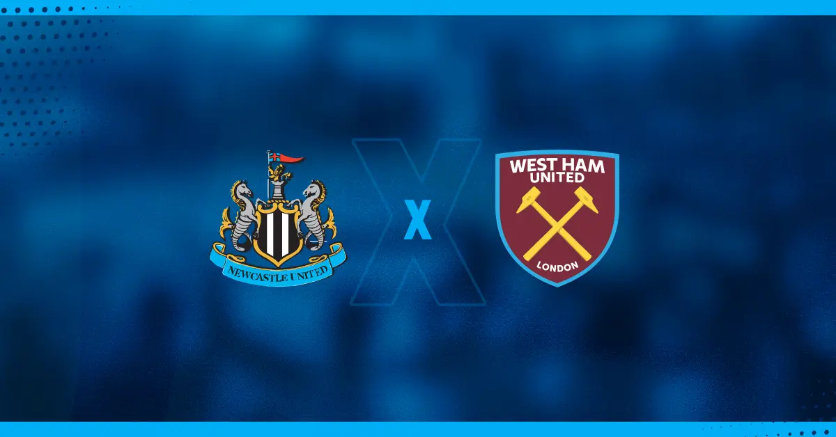 Escudos de Newcastle x West Ham