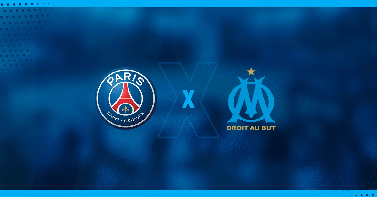 Escudos de PSG x Marseille