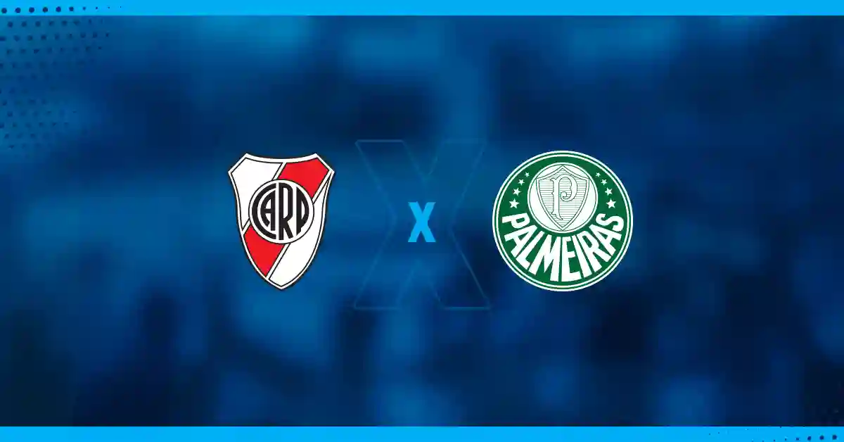 Escudos de River Plate x Palmeiras