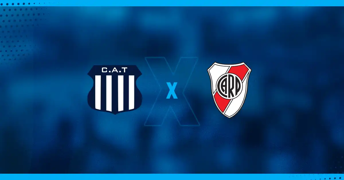 Escudos de Talleres x River Plate
