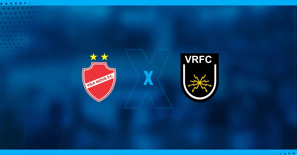 Escudos de Vila Nova x Volta Redonda, que se enfrentam pela Série B
