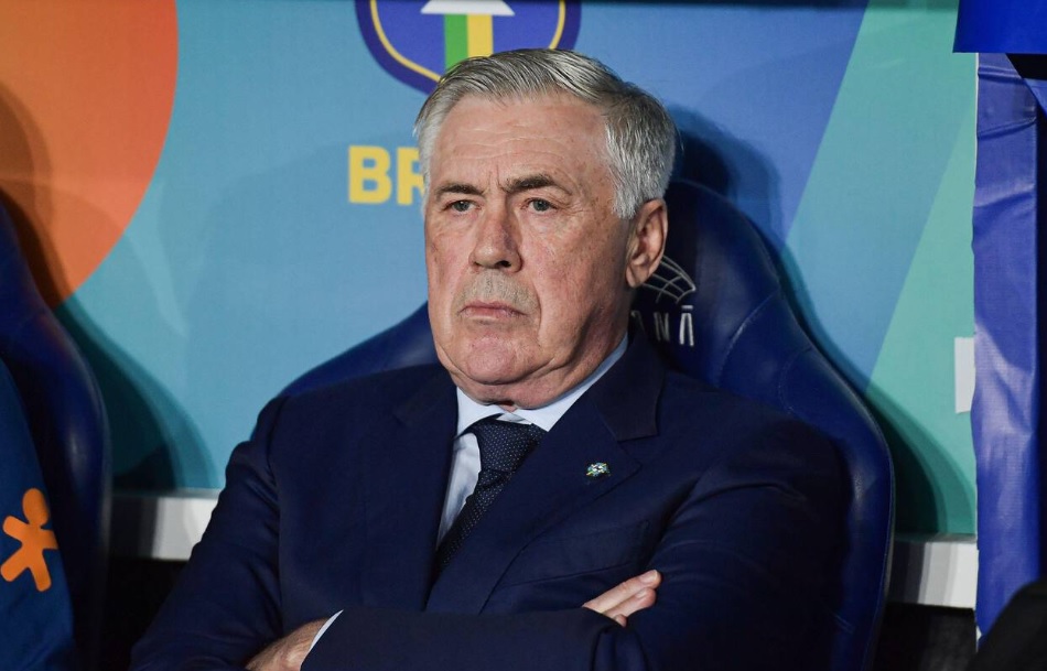 Carlo Ancelotti, técnico da Seleção Brasileira