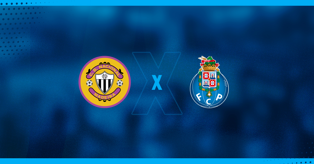 CD Nacional x FC Porto se enfrentam pelo Campeonato Português 2024/25