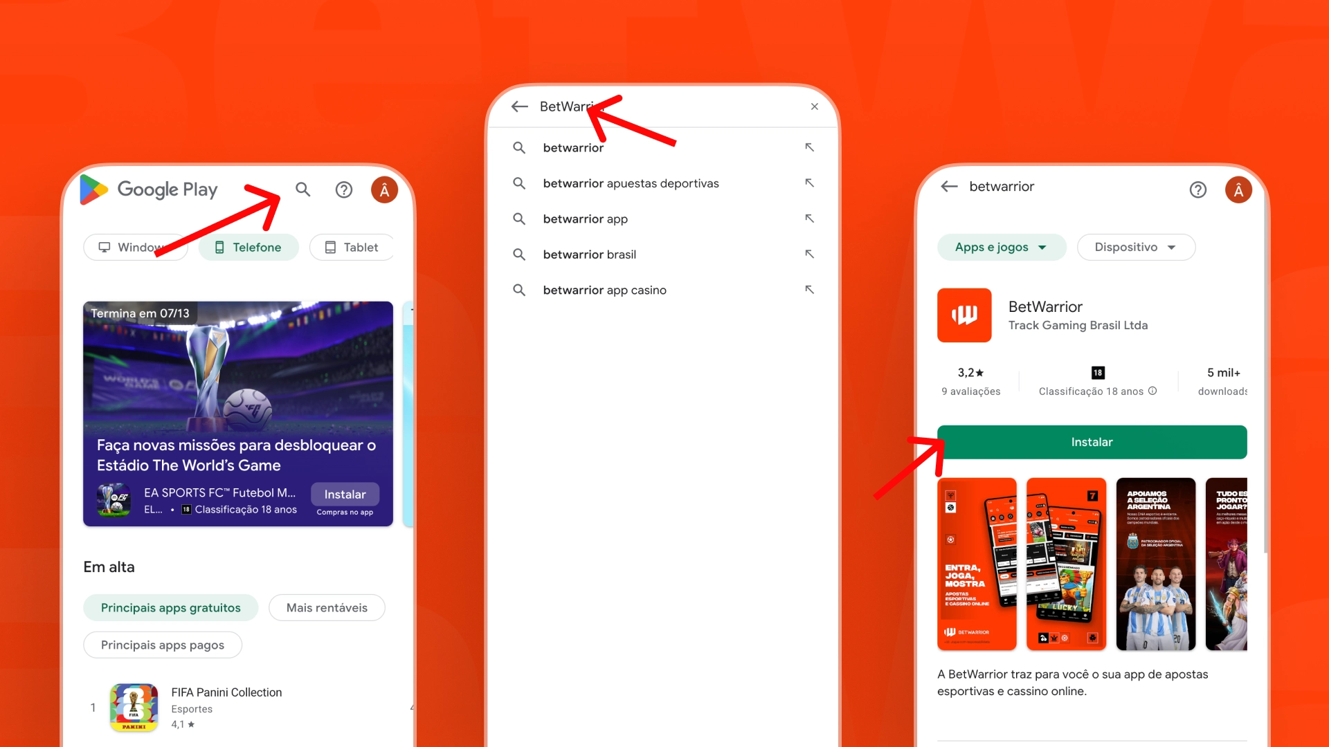 App-BetWarrior-no-Android