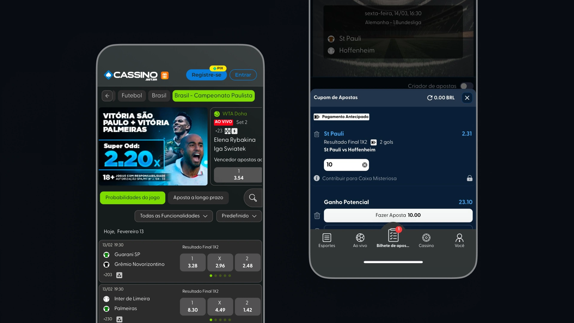 imagem App cassino bet pix