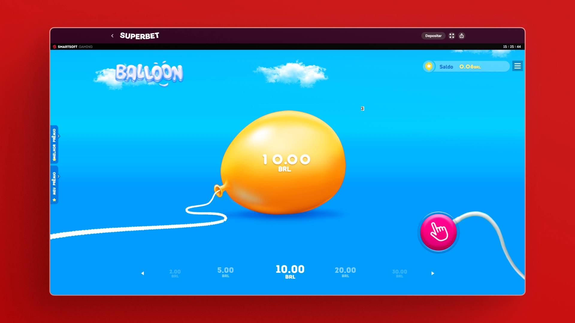 imagem Ative recursos importantes Balloon superbet