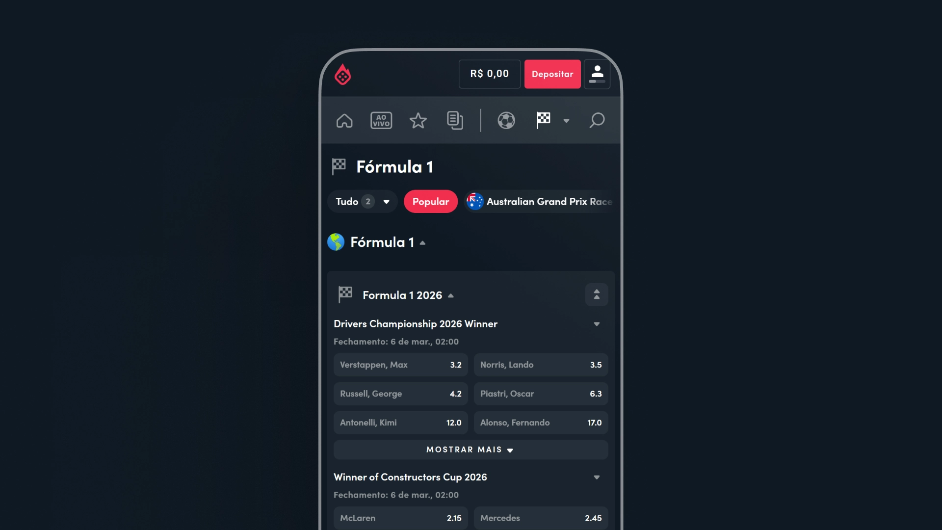 imagem F1 blaze