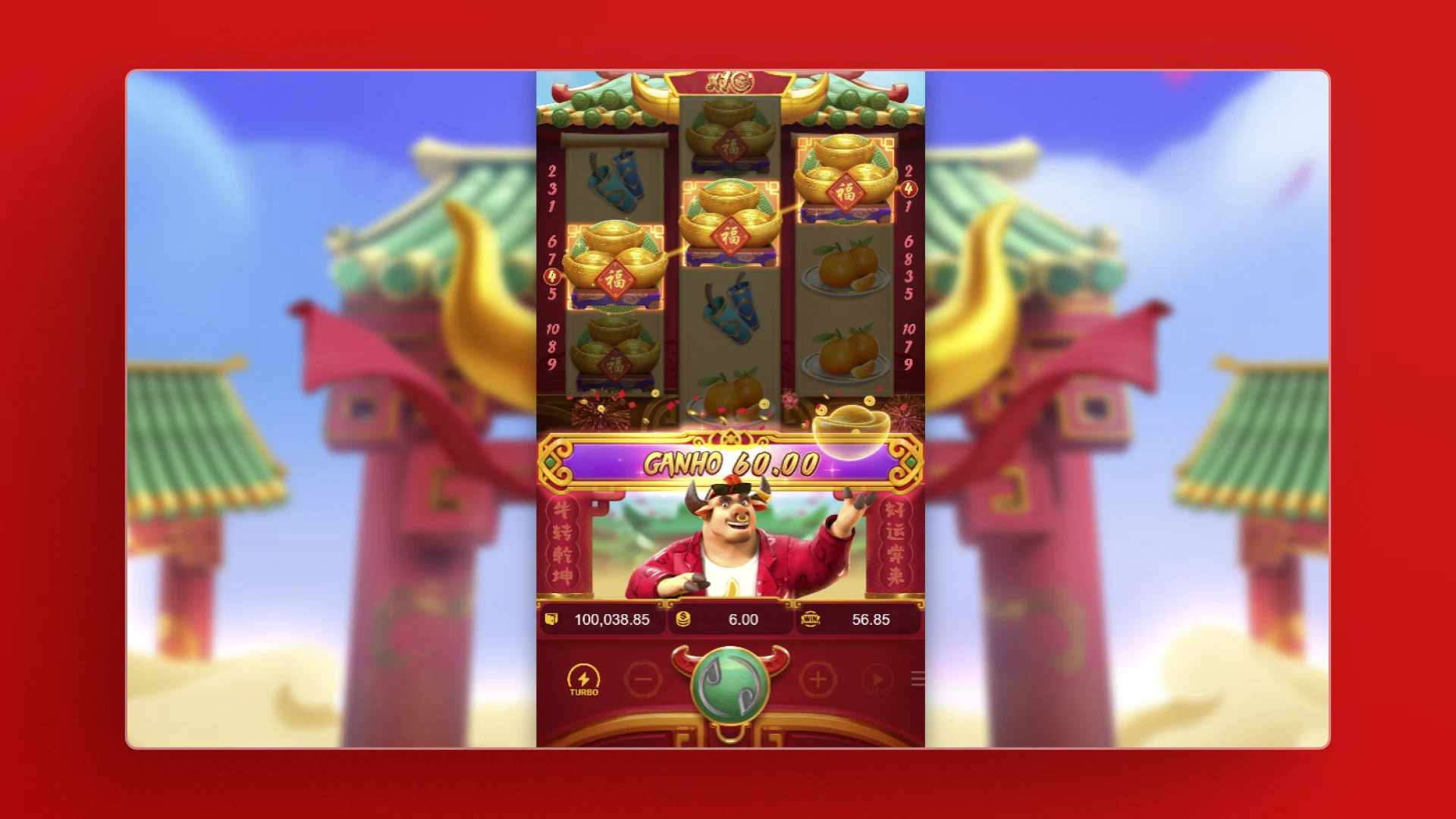 imagem Inicie uma rodada fortune ox superbet