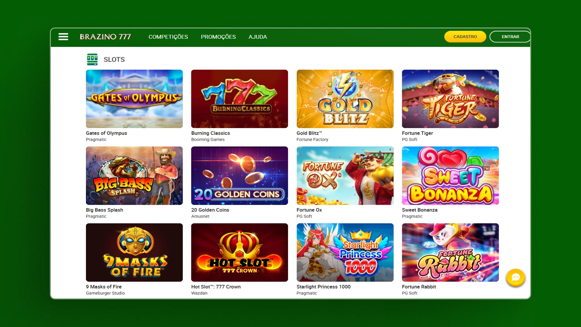 imagem Os Melhores Slots brazino