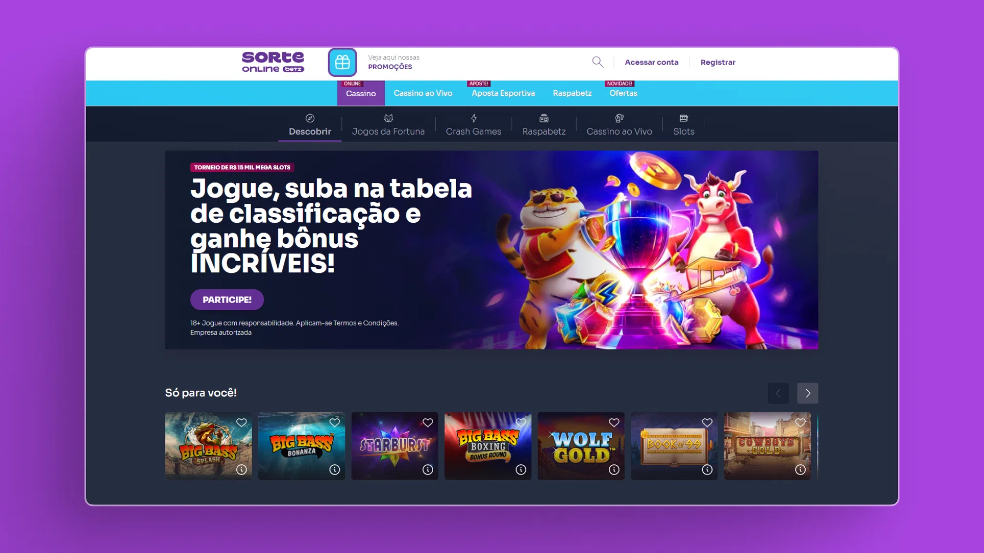 imagem ilustrativa cassino sorte online