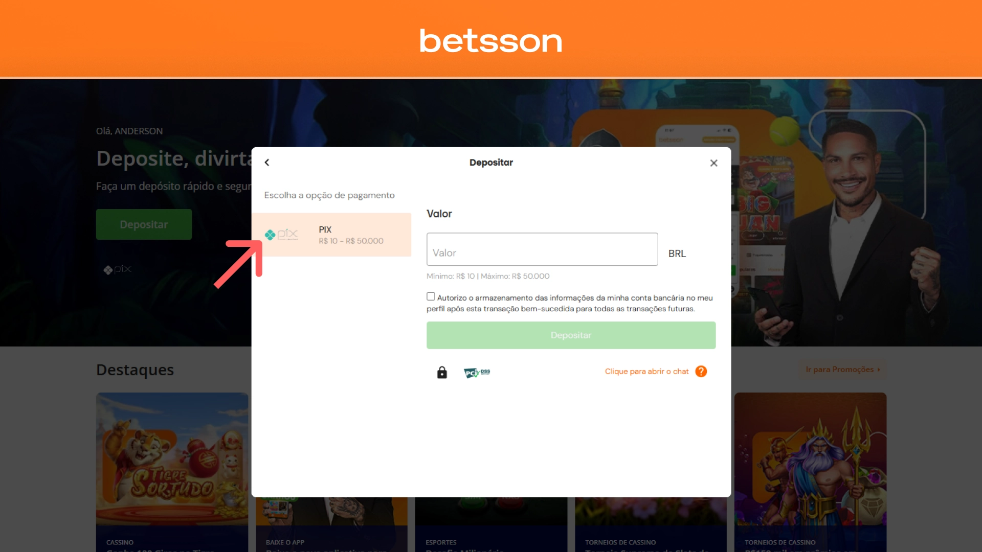 deposito-betsson