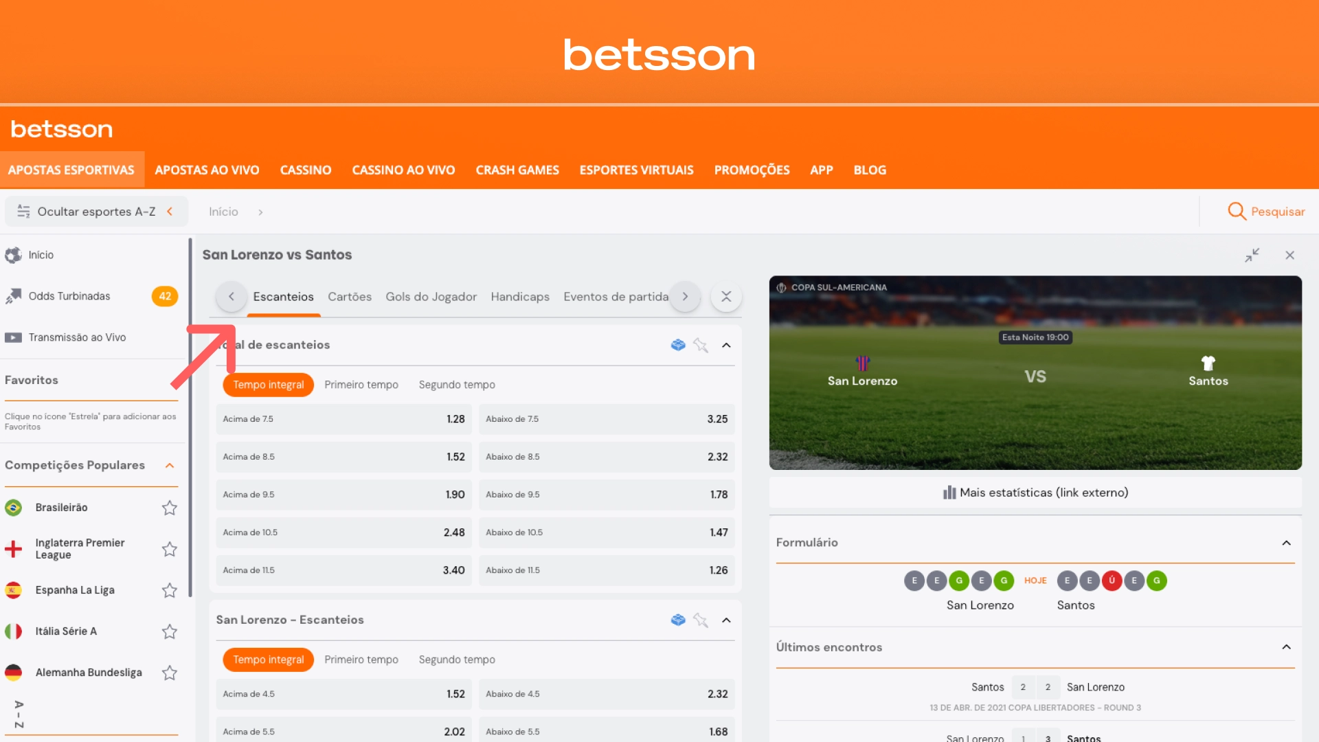 escanteios-betsson