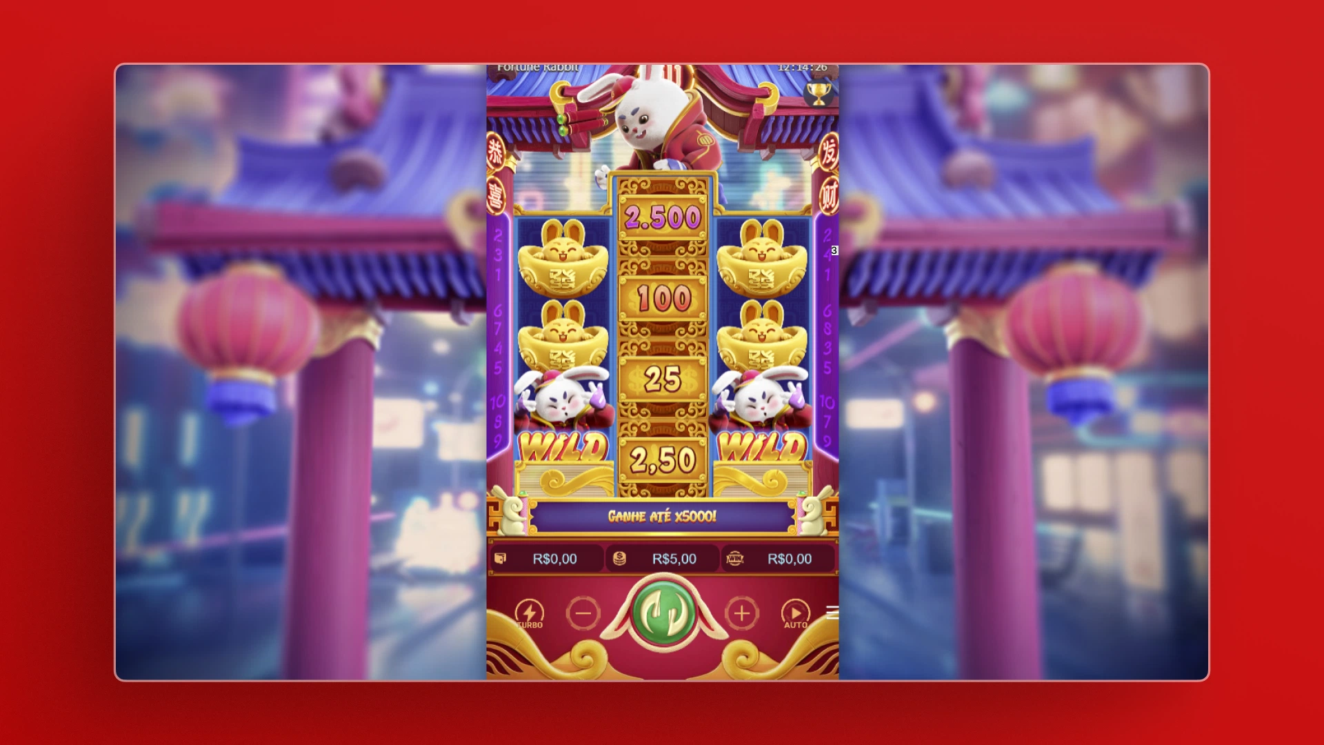 imagem inicie rodada fortune rabbit superbet