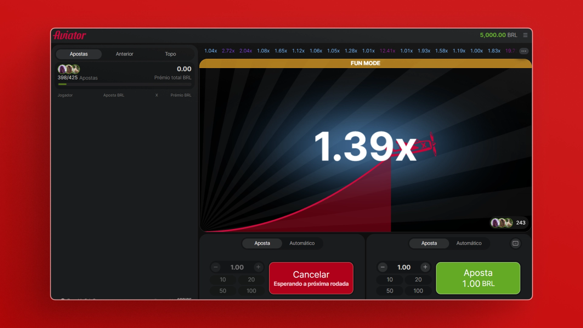 imagem jogo demo aviator superbet