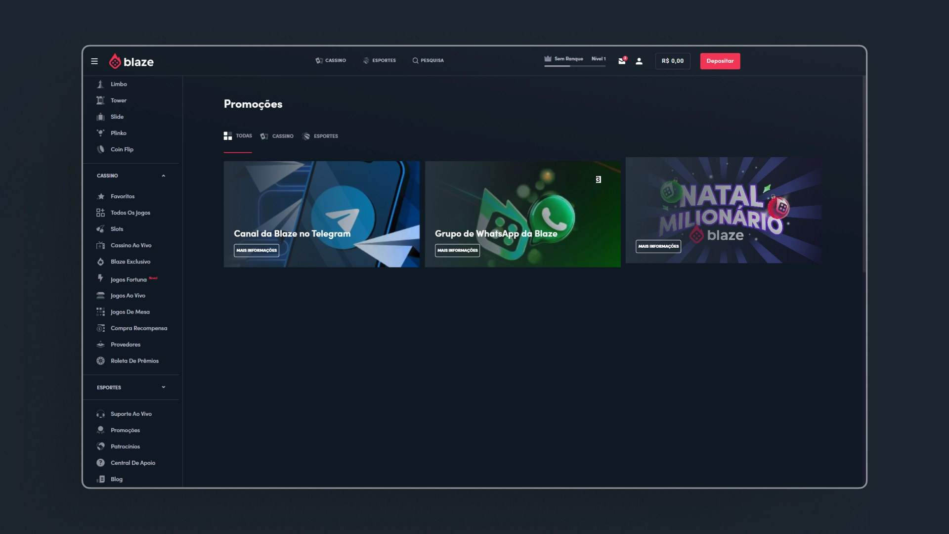 imagem promoção blaze