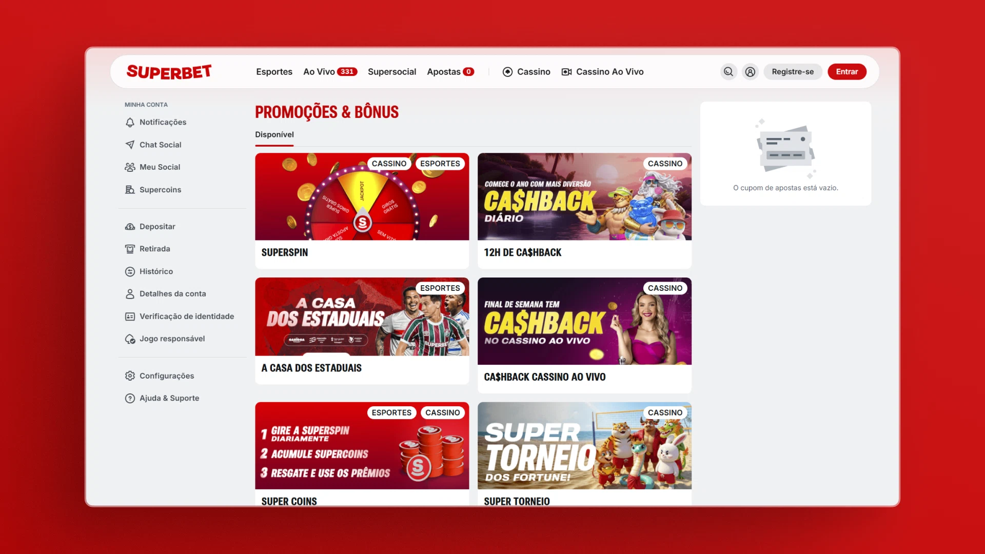 imagem promoção superbet