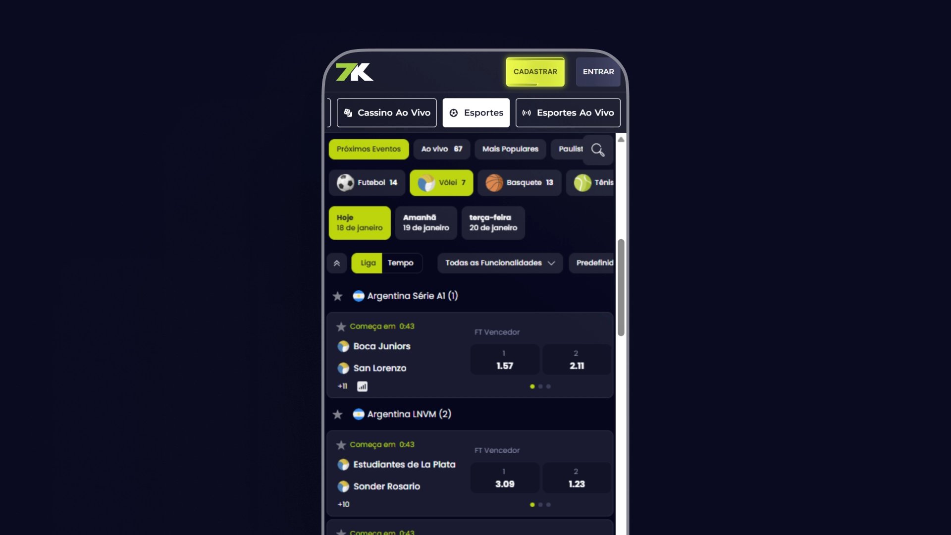 imagem volei bet7k