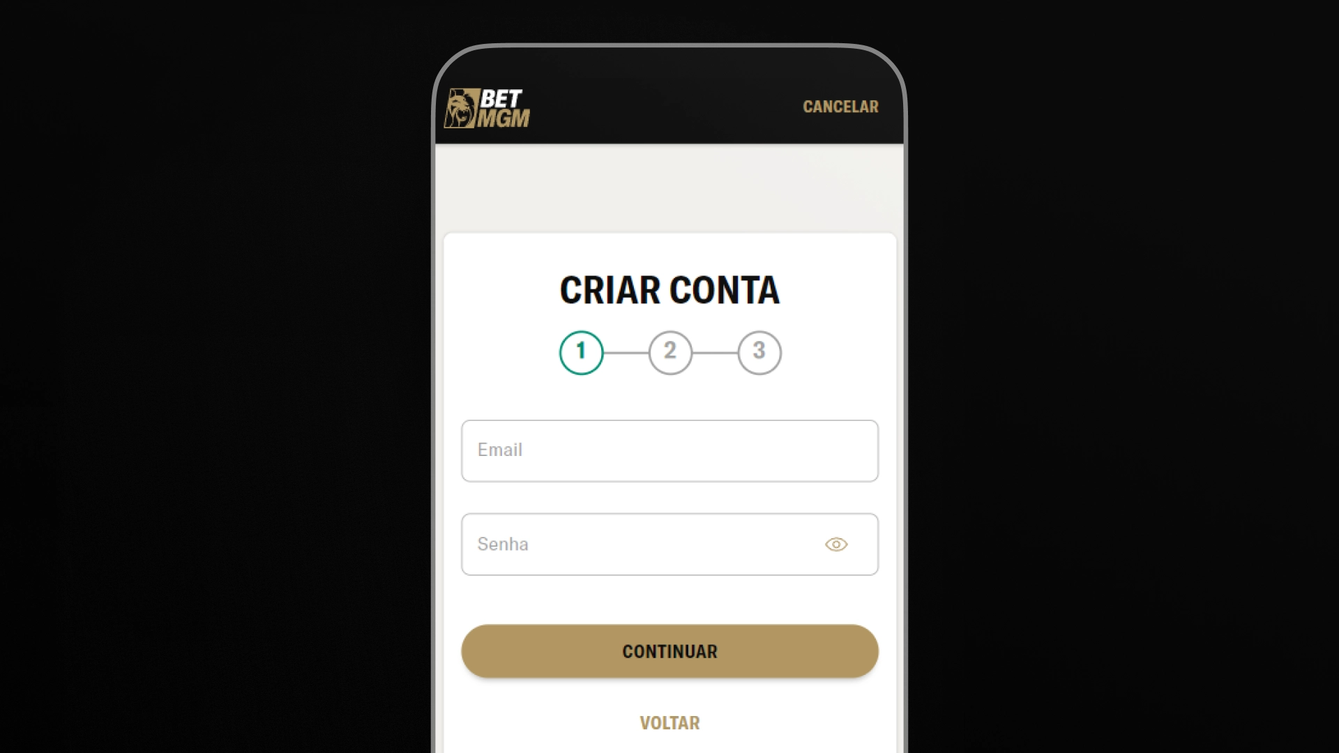 screenshot Como se Cadastrar pelo celular betMGM