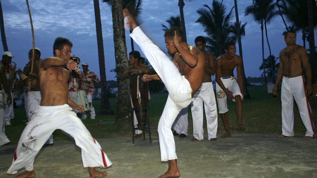 Roda de capoeira na Bahia