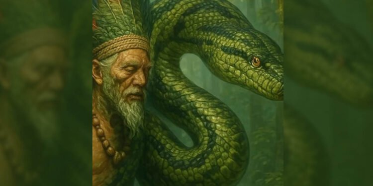 Sacaca Merandolino, figura emblemática que se tornou o tema escolhido pelo Boi Caprichoso - Reprodução/Youtube de Parintins