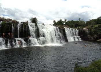 Cachoeira Grande, na Serra do Cipó