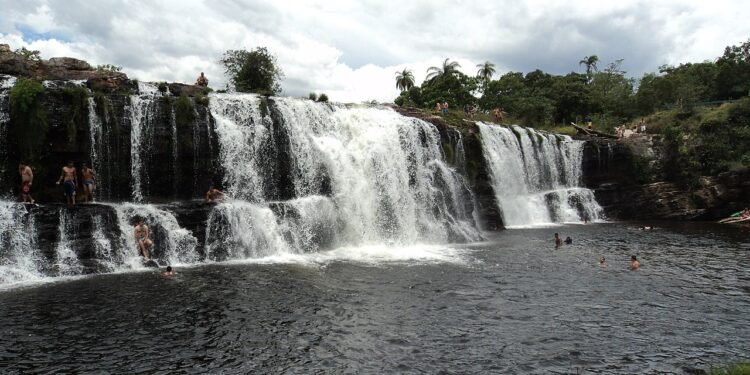 Cachoeira Grande, na Serra do Cipó
