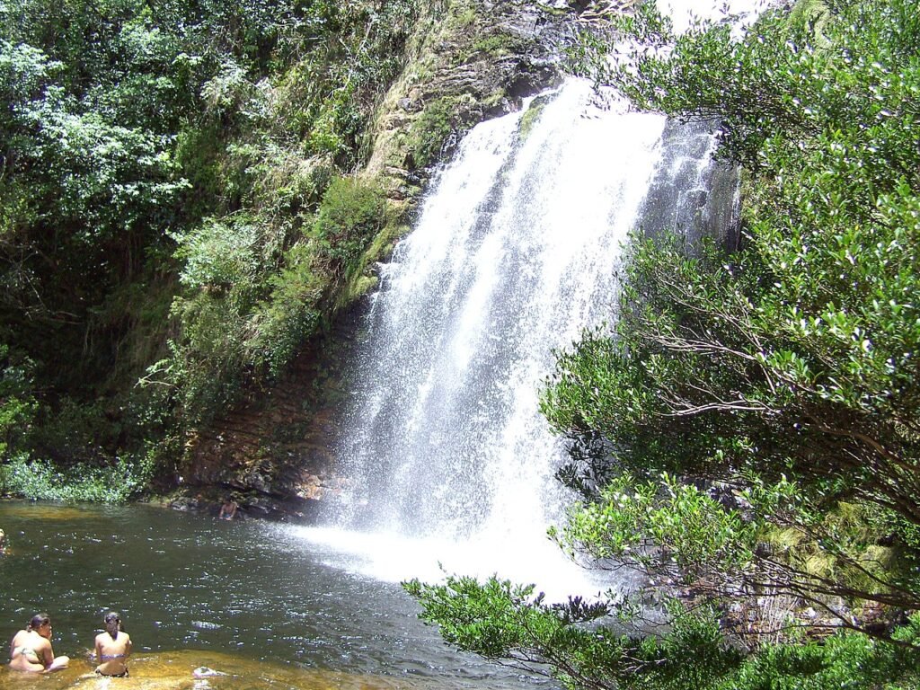 Cachoeira da Farofa, na Serra do Cipó, em Minas Gerais