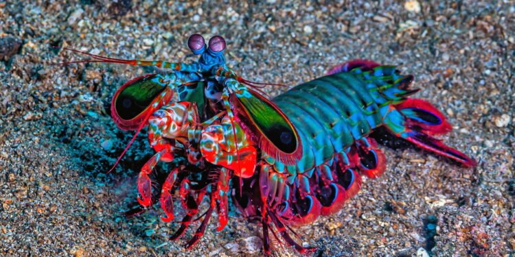 Camarão louva deus palhaço