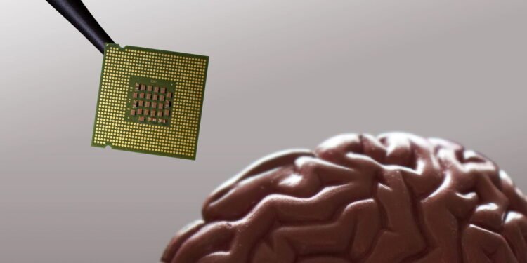 Relação entre chip e cérebro - depositphotos.com / MininyxDoodle