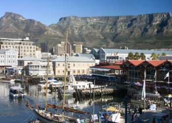 Cais da Cidade do Cabo, na África do Sul