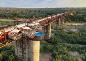 Hotel em trem na África do Sul