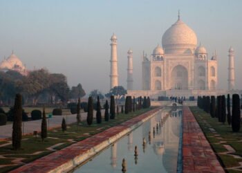 Taj Mahal, na Índia
