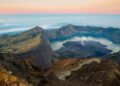 Monte Rinjani, na Indonésia