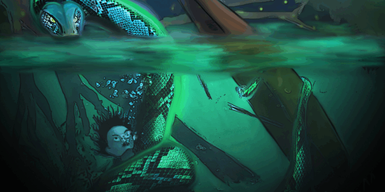 Boitatá, uma das lendas mais conhecidas do folclore brasileiro - Wikimedia Commons/European Professional Club Rugby