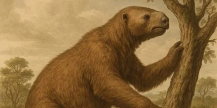 Preguiças pré-históricas eram gigantes e rápidas - imagem gerada por i.a