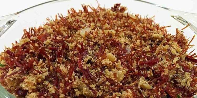 Paçoca de carne seca - Divulgação/São Paulo Antiga