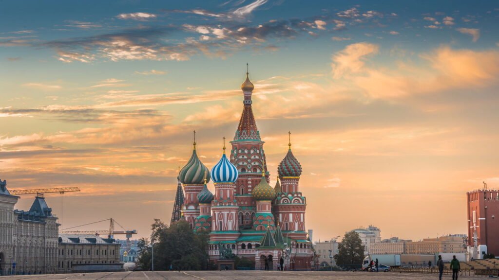 Catedral de São Basílio, em Moscou, na Rússia